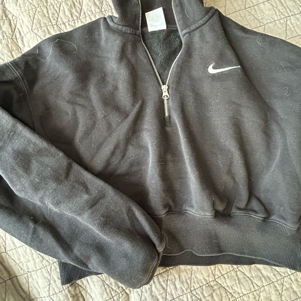 Nike Black Half-Zip Sweatshirt